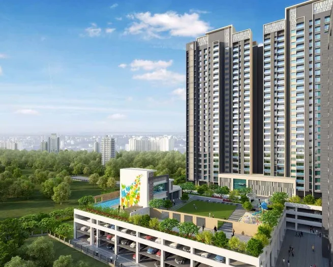 2.5 Semi-Furnished in Dosti Desire Pearl , Thane West