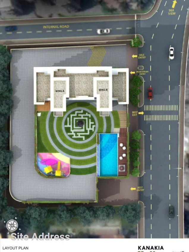 Kanakia Hollywood, Andheri West — floor plan 1