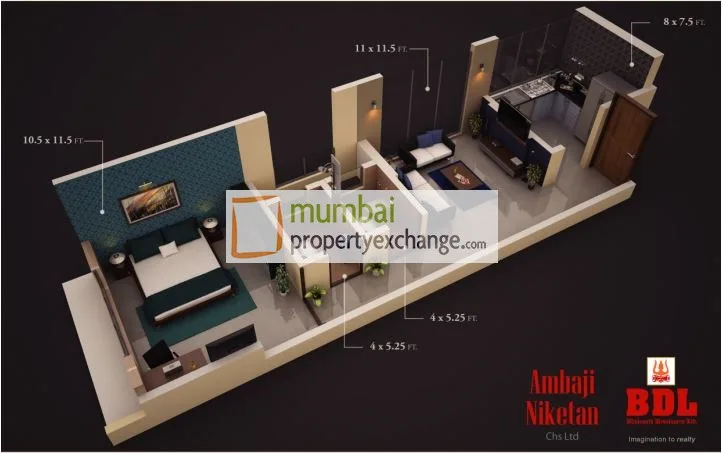 Ambaji, Chembur — floor plan 1