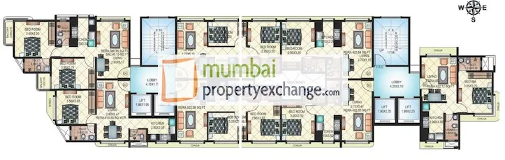 Prayag Heights, Goregaon East — floor plan 1