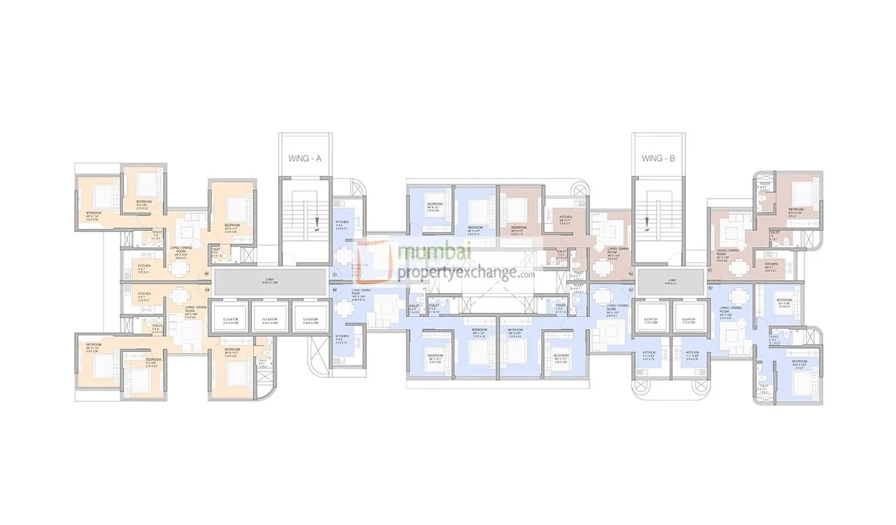 Saffron Residency, Kurla — floor plan 1