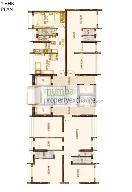 Neha Galaxy, Prabhadevi — floor plan 1