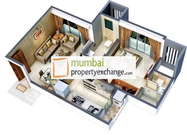 Vihang Vermont, Thane West — floor plan 1
