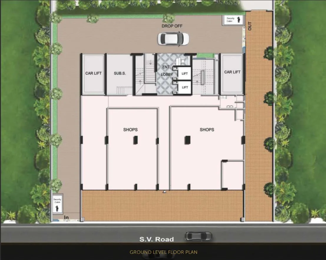 Nivan Residency, Khar West — floor plan 1