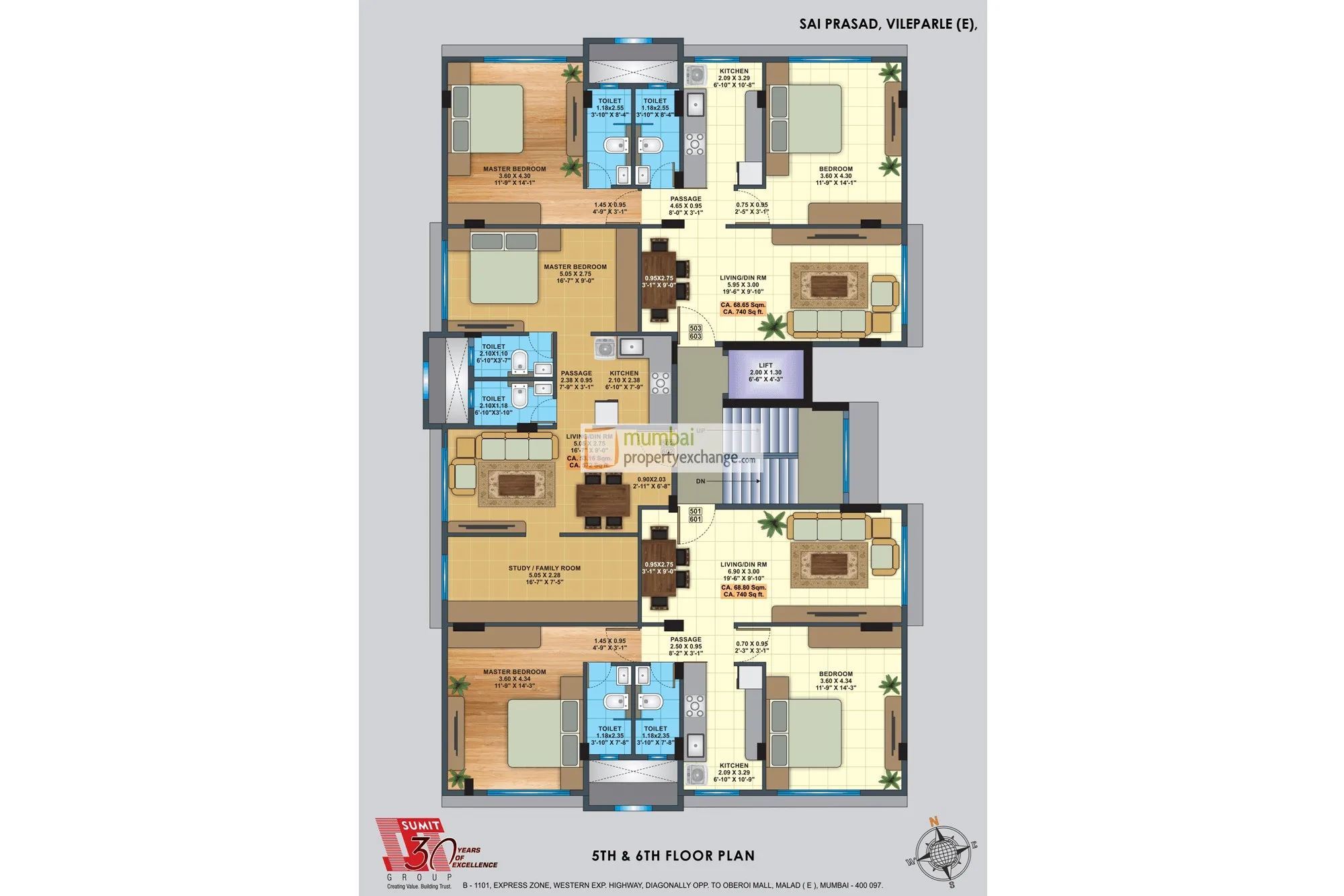 Sai Prasad, Vile Parle East — floor plan 1