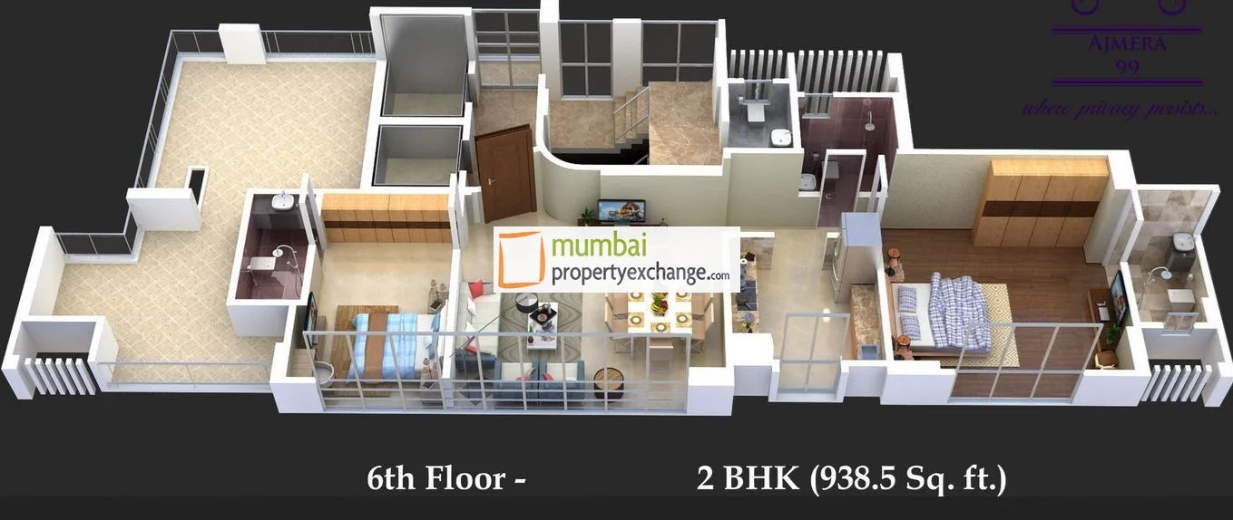 Ajmera Classique, Prabhadevi — floor plan 1