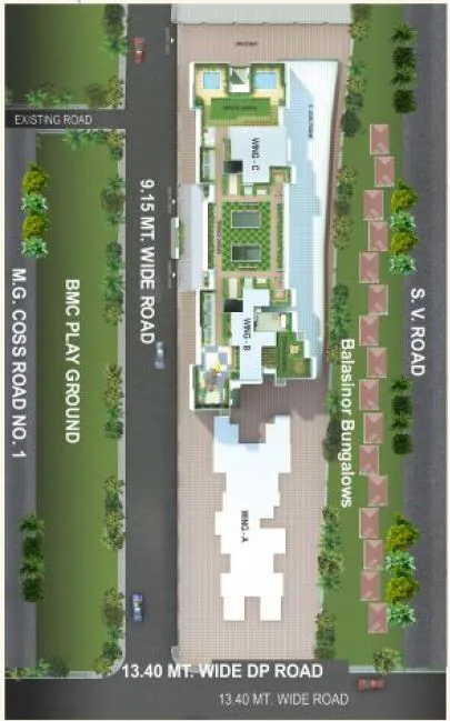 Royal Samarpan, Kandivali West — floor plan 1