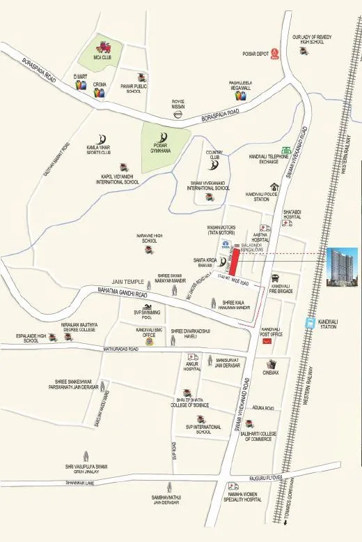 Royal Samarpan, Kandivali West — floor plan 2