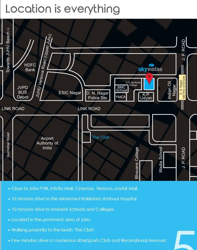Bharat - Skyvistas Bluez, Andheri West — floor plan 2