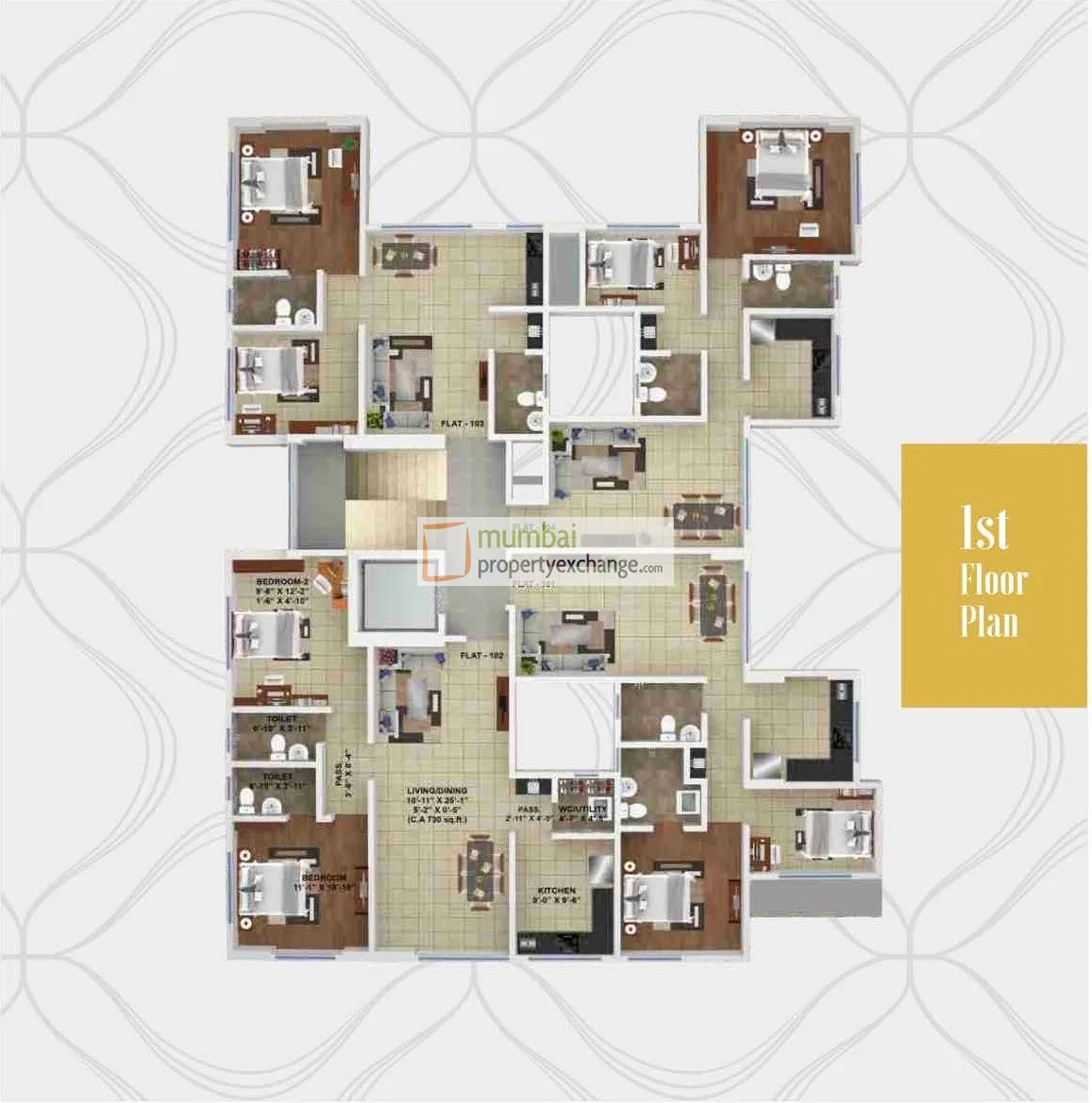 Om Sat, Dadar East — floor plan 1