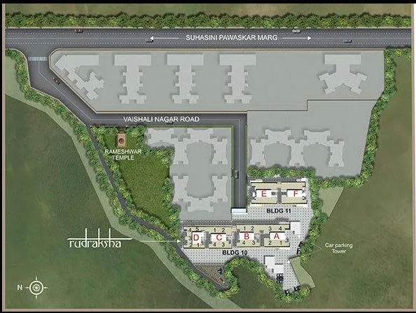 Raj Rudraksha, Dahisar East — floor plan 1