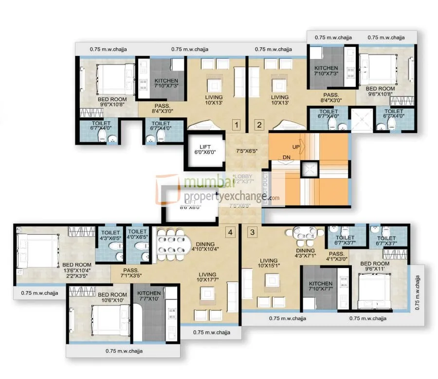 Bhawani Heights, Jogeshwari — floor plan 1