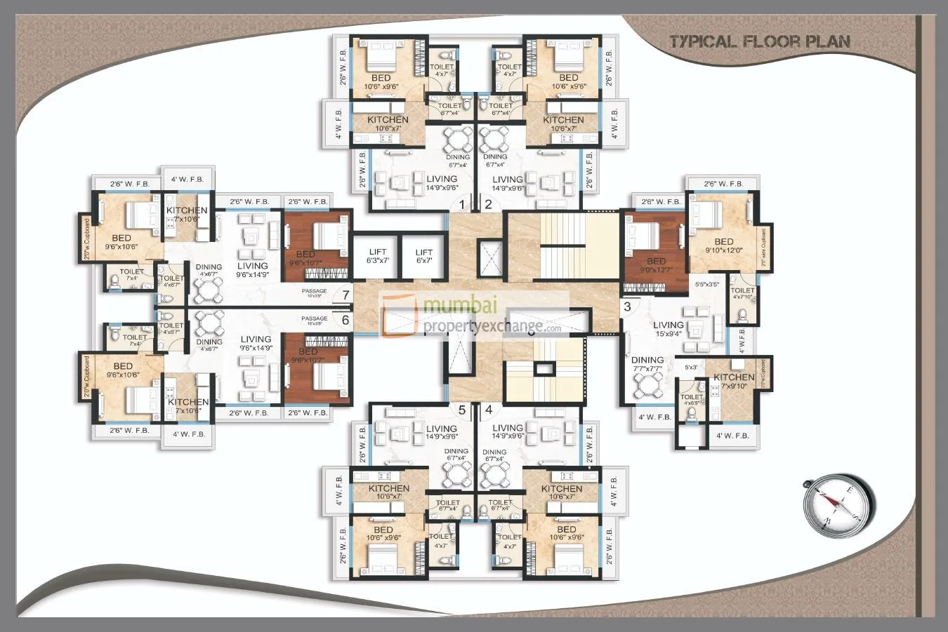 Ellora Heights, Mira Road — floor plan 1