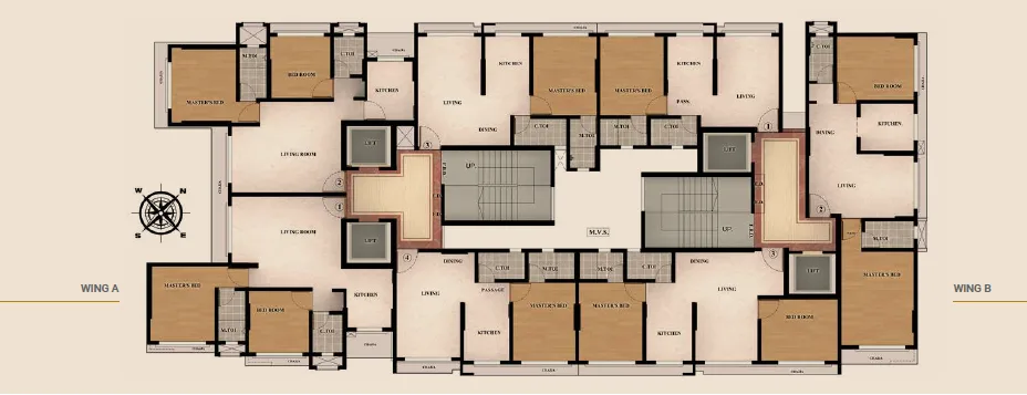Rajas Residency, Ghatkopar East — floor plan 1