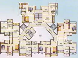 Vasudev Sky High, Mira Road — floor plan 1