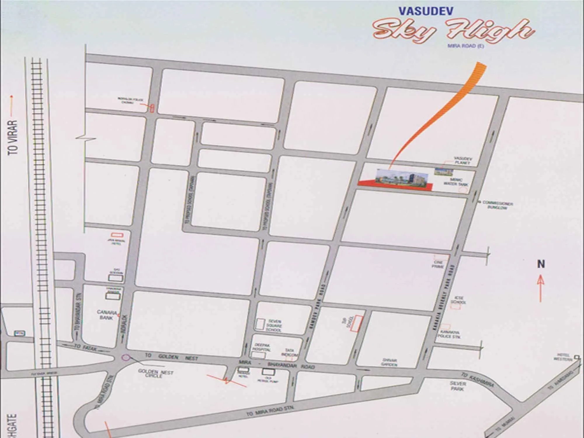 Vasudev Sky High, Mira Road — floor plan 2