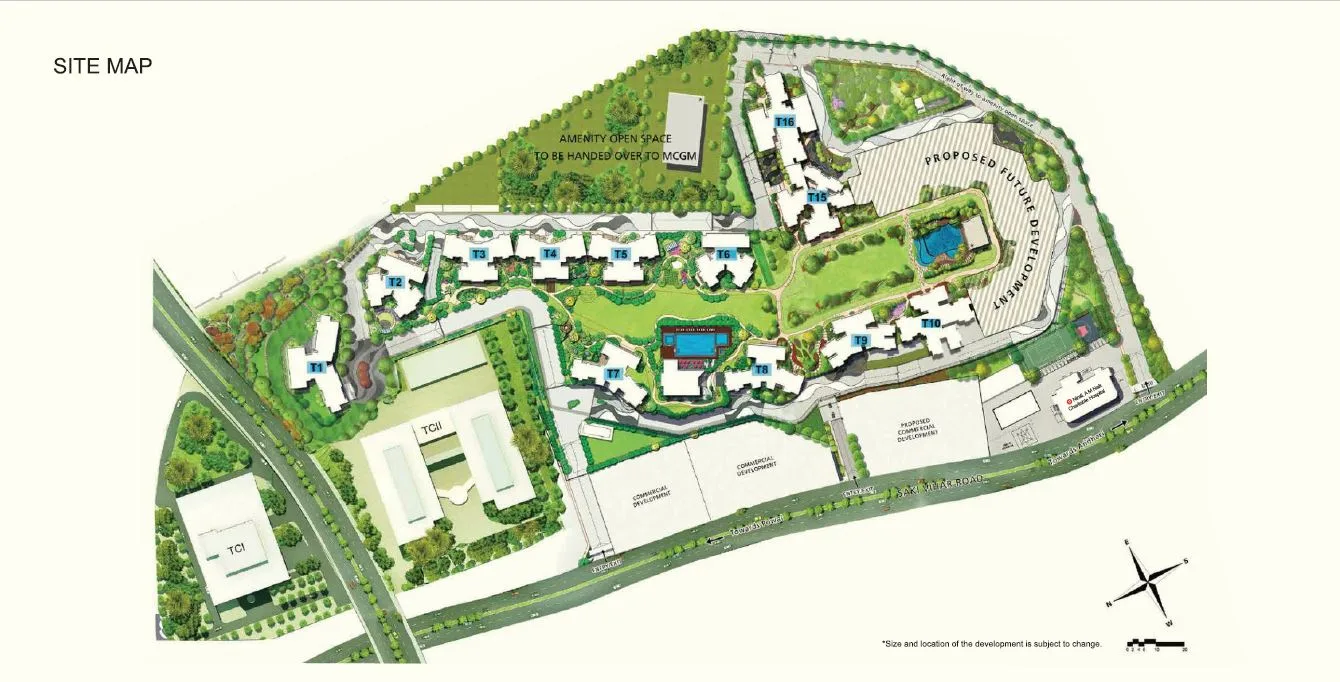 L&T Emerald Isle Tower 9, Powai — floor plan 1