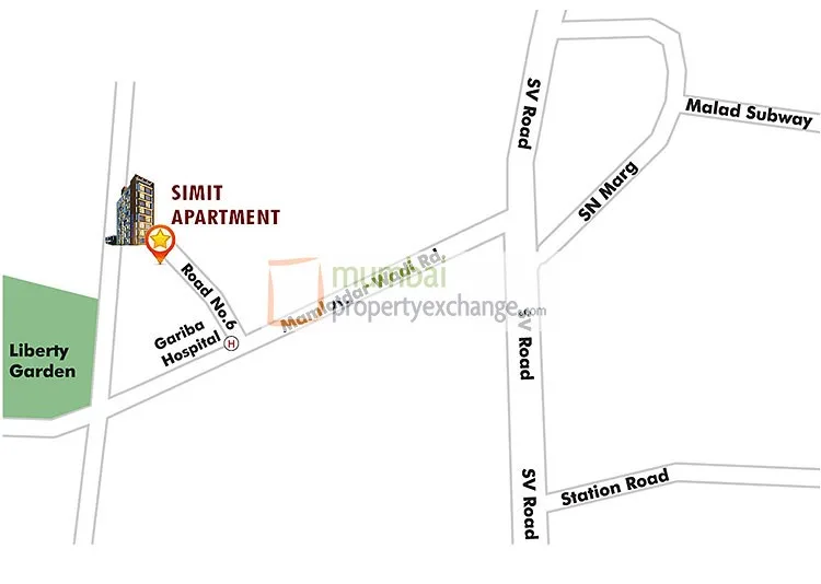 New Simit Apartment, Malad West — floor plan 2