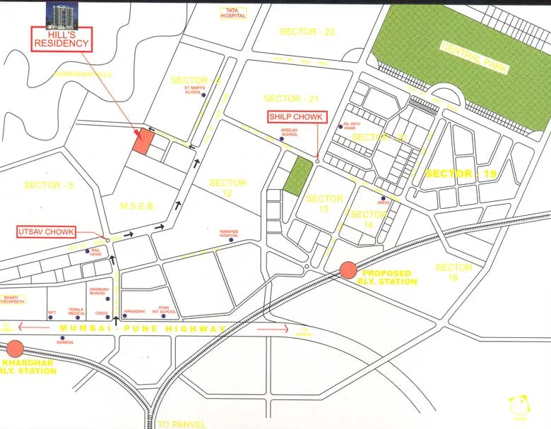 Hills Residency, Kharghar — floor plan 2