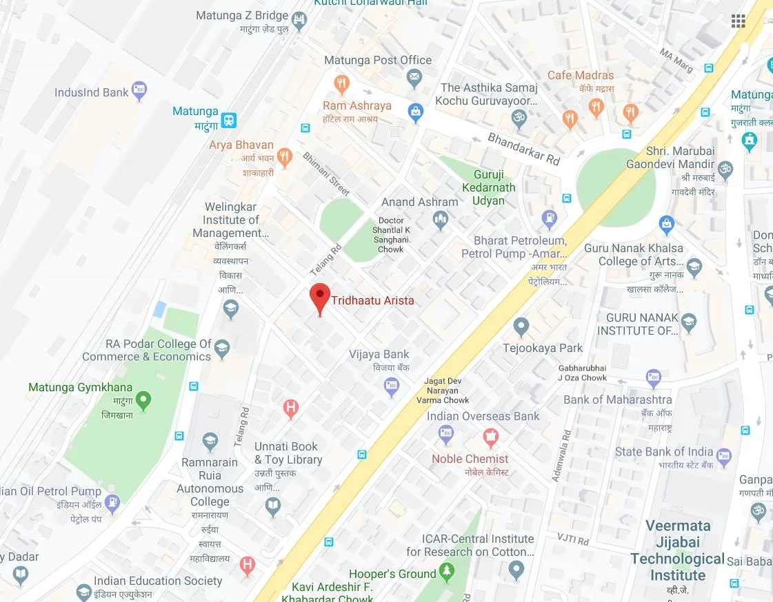 Tridhaatu Arista, Matunga — floor plan 2
