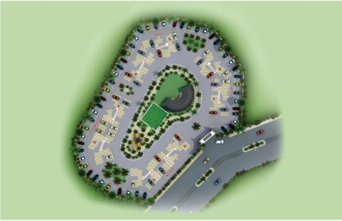 Akshar Emperia Garden, Rasayani — floor plan 1
