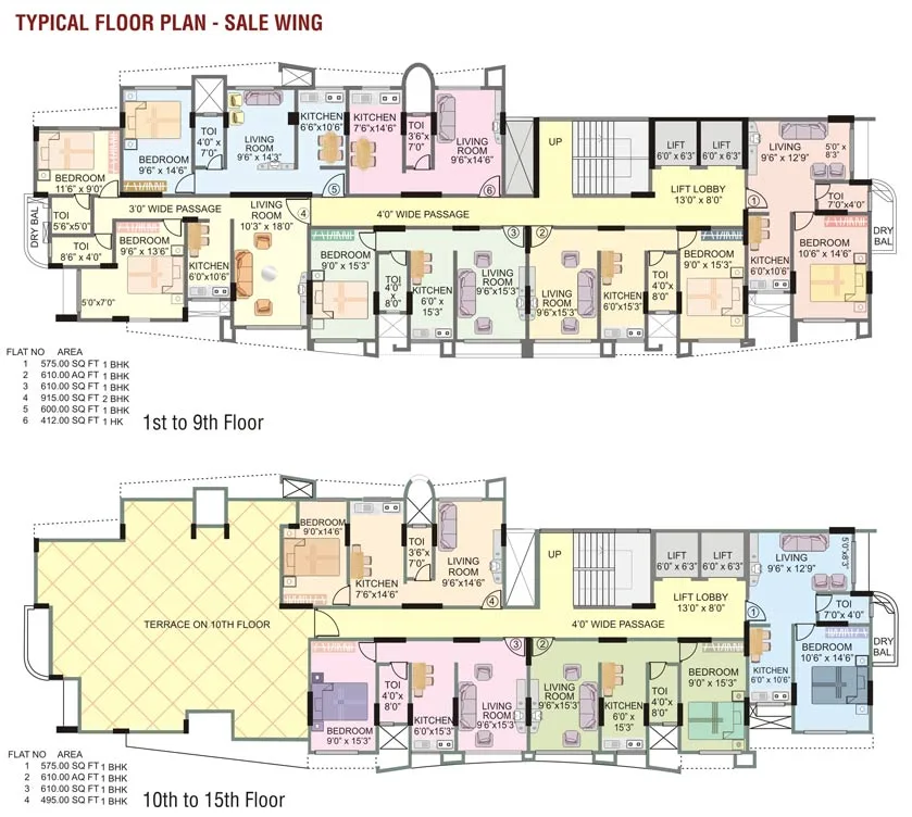 Mannat Tower, Chembur — floor plan 1