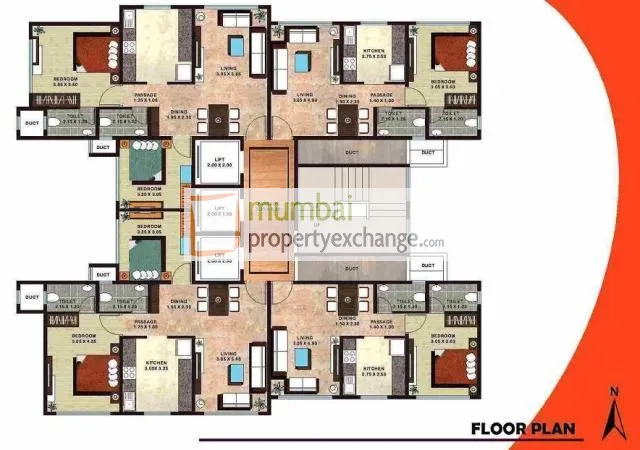 Raj Residency, Goregaon West — floor plan 1