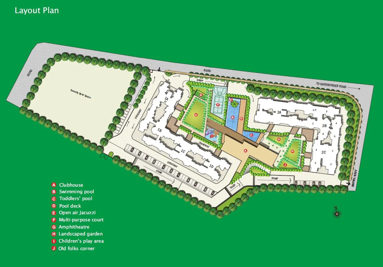 Kalpataru Hills Pristine, Thane West — floor plan 1