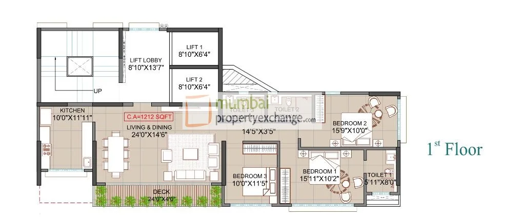 Natekar Heights, Chembur — floor plan 1