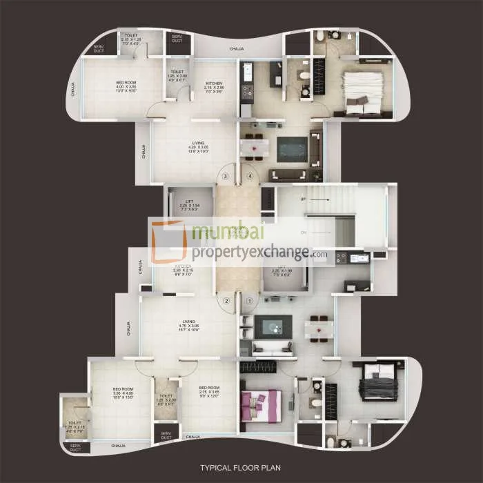 Marshal Srishti, Bhandup — floor plan 1