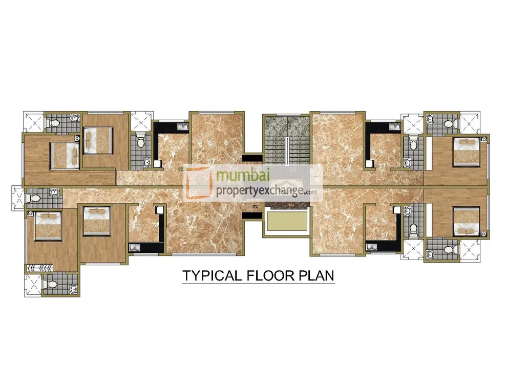 Manhar Residency, Dahisar West — floor plan 1
