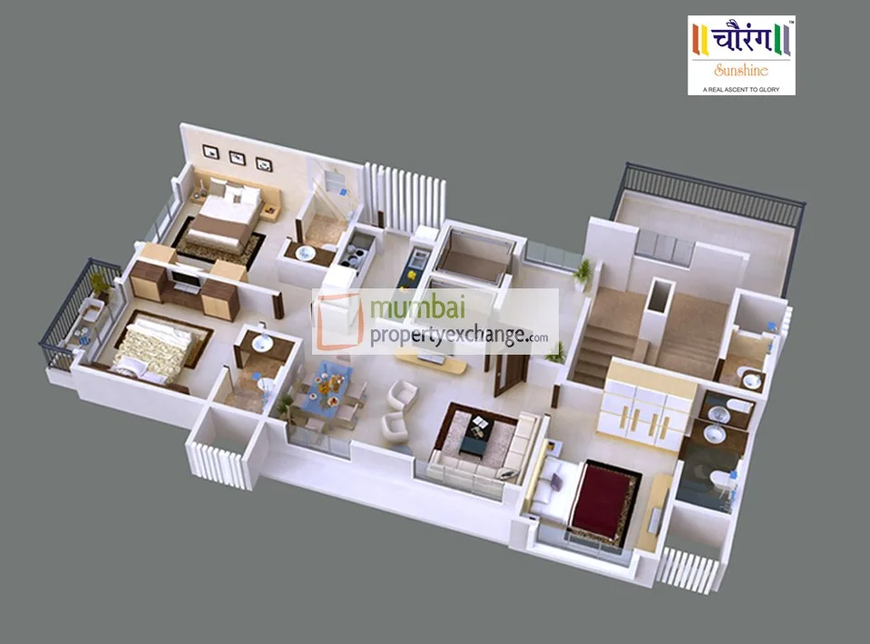 Chaurang Sunshine, Chembur — floor plan 1