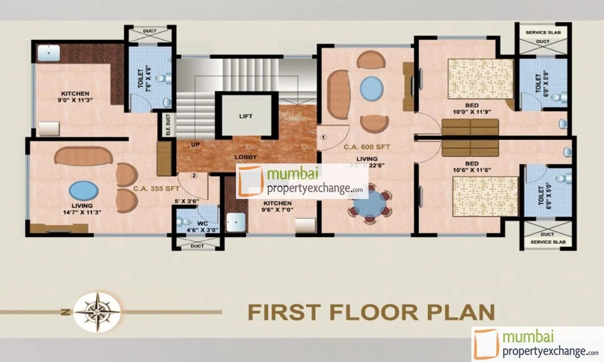 Chaurang Shraddha, Chembur — floor plan 1