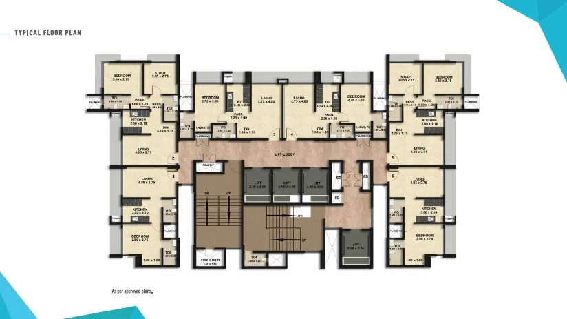 Oshi, Jogeshwari — floor plan 1