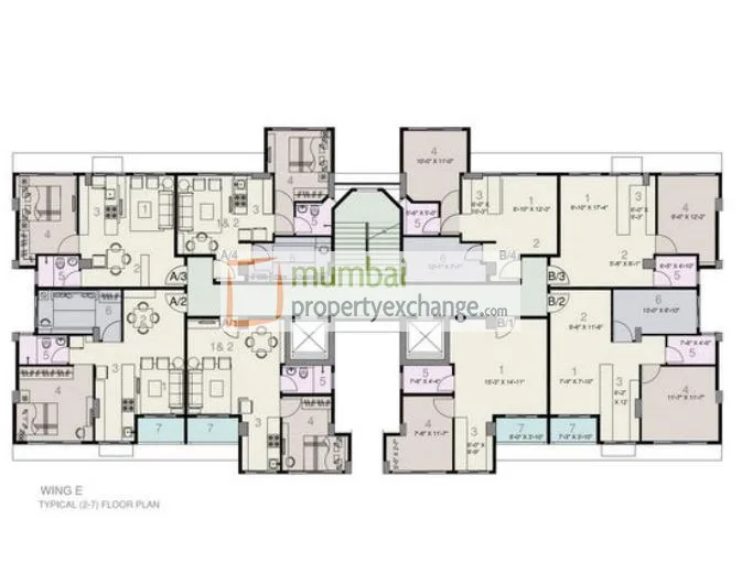 Moonrise at Rivali Park, Borivali East — floor plan 1