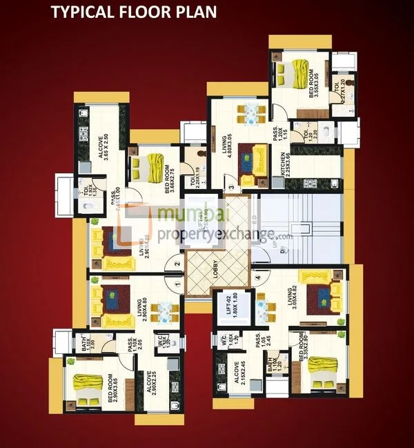 Arpit, Andheri East — floor plan 1