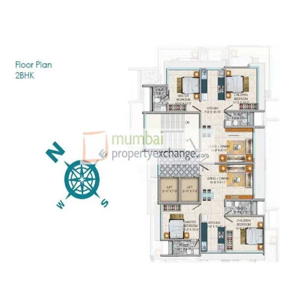Laxmi Sadan, Matunga — floor plan 1