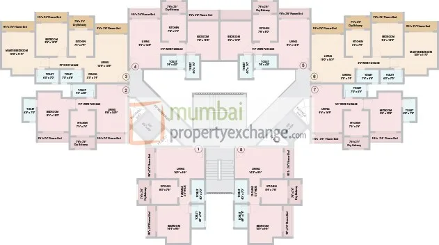 Shubh Atika, Mira Road — floor plan 1