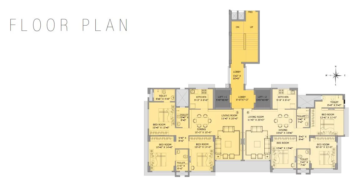 Lifescapes Arihant, Girgaon — floor plan 1