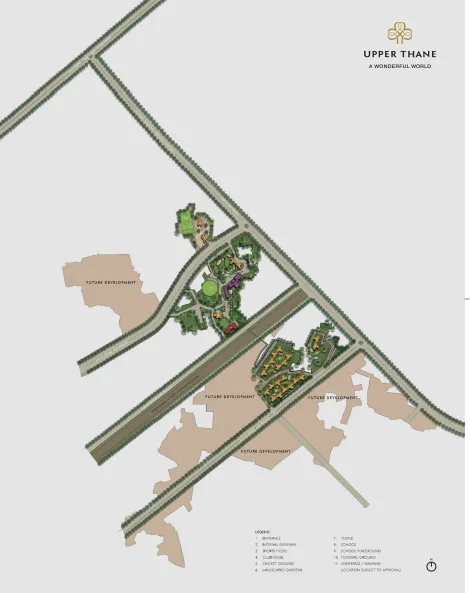 Upper Thane Greenville A - E, E1, F - I, Thane West — floor plan 1