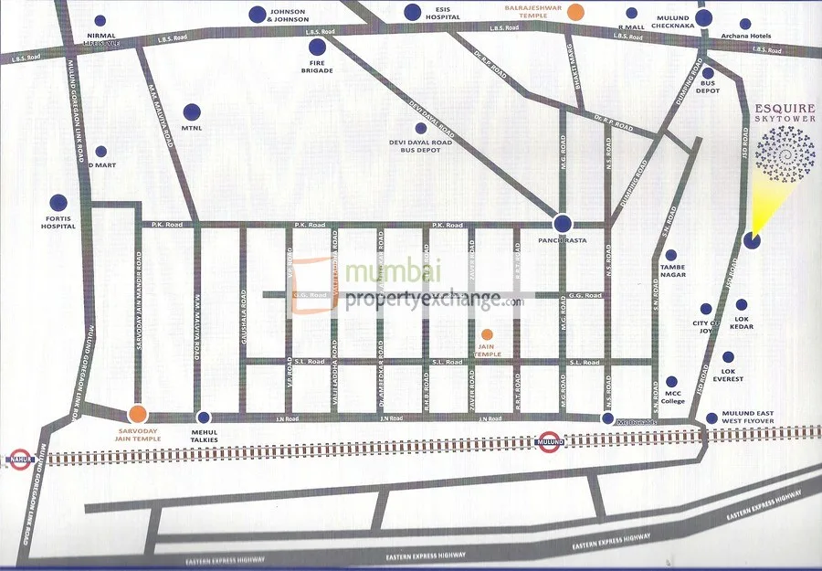 Esquire Sky Tower, Mulund West — floor plan 2
