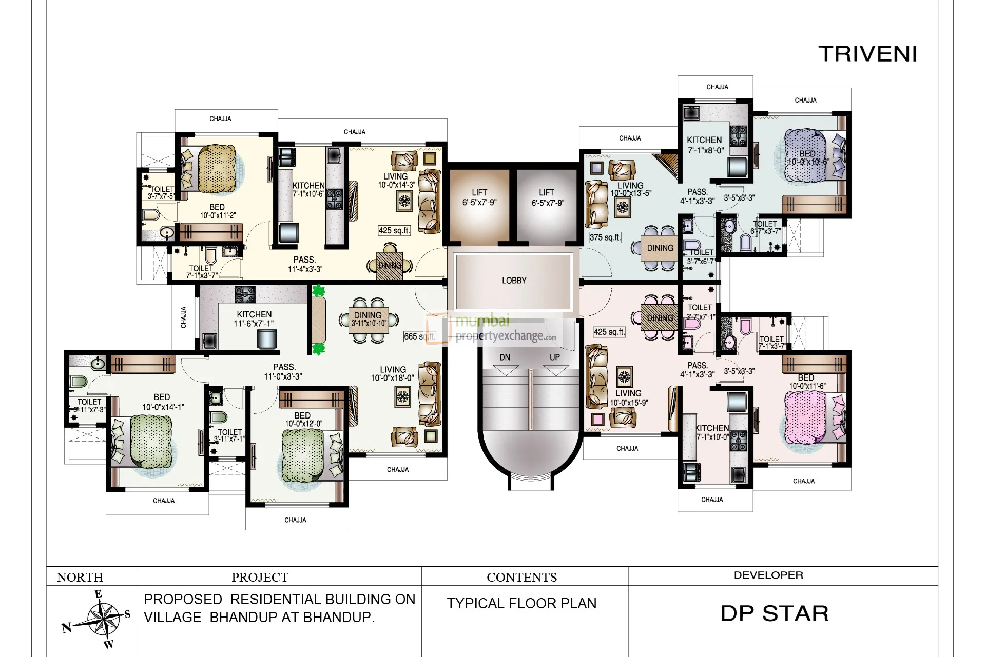 Dp Star Trilok, Bhandup — floor plan 1