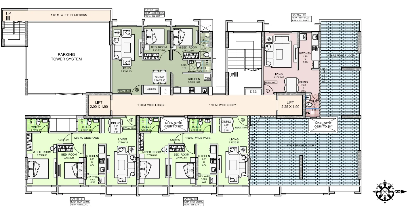 Shivam Nirlon, Goregaon West — floor plan 1
