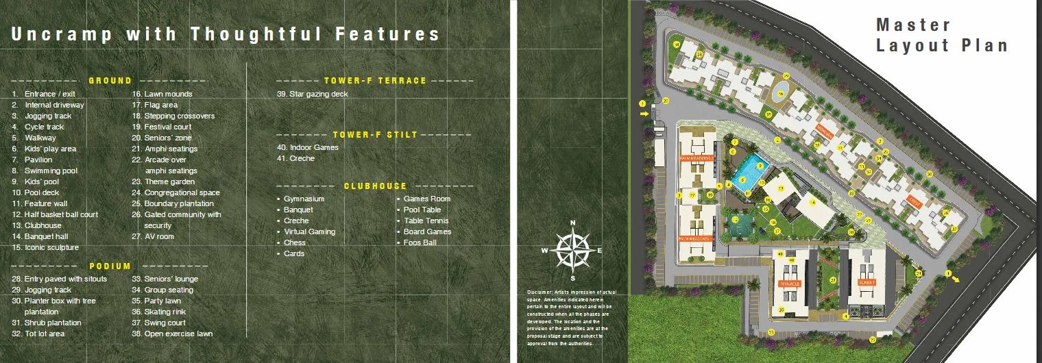 Joyville Palm Grove, Virar — floor plan 1