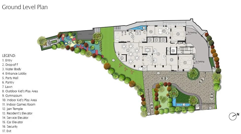 Lodha Seamont, Walkeshwar — floor plan 1
