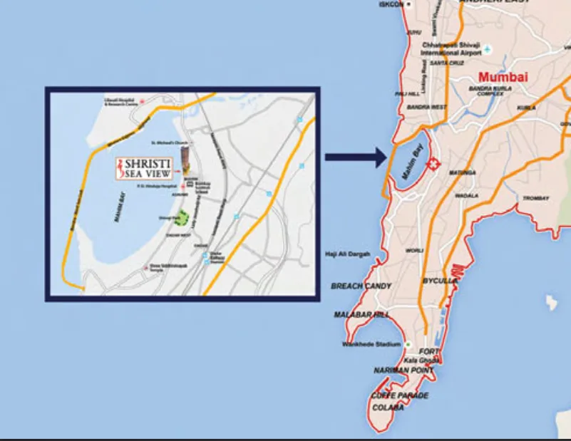 Shristi Sea View, Mahim — floor plan 2