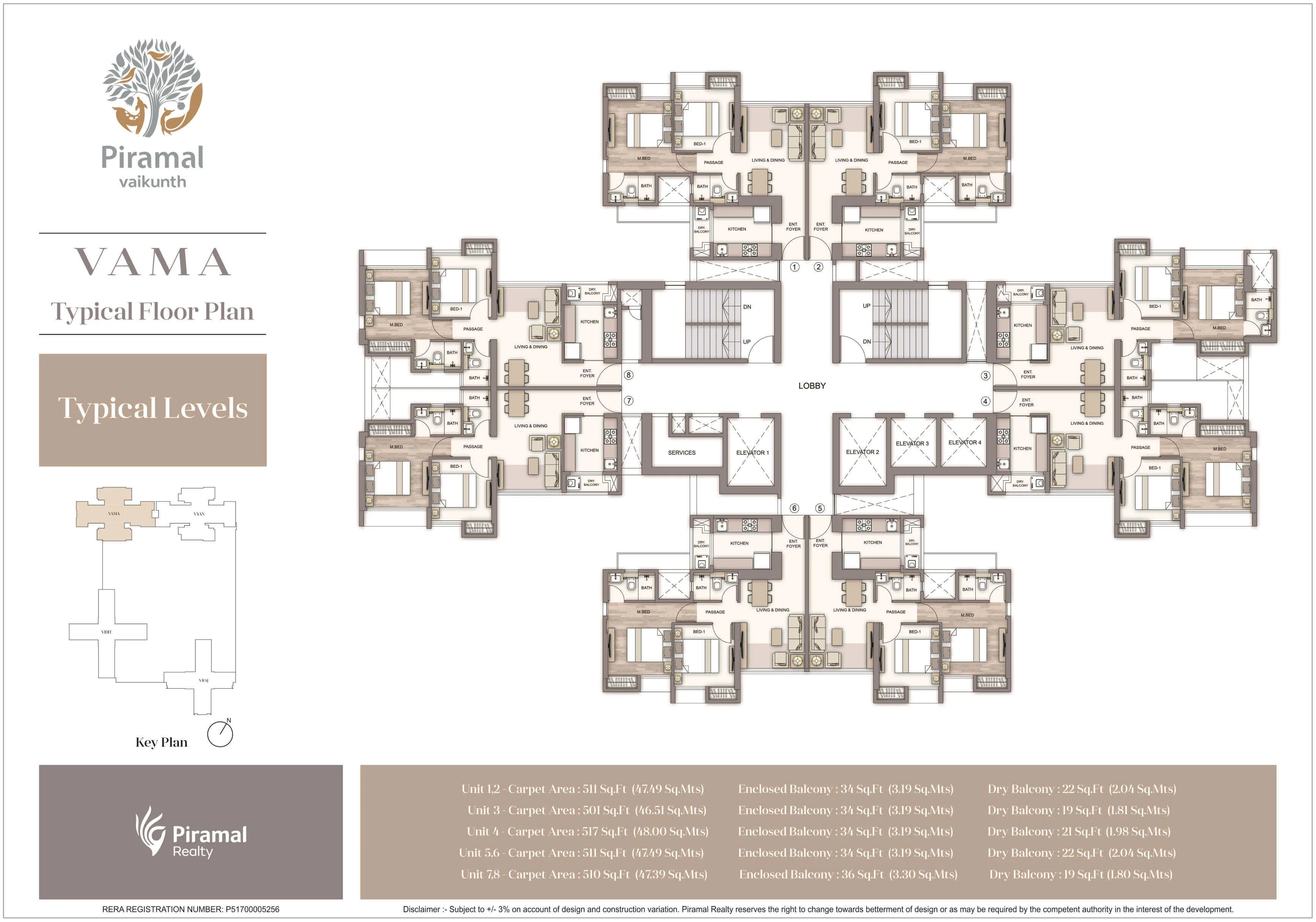 Piramal Vaikunth Vama, Thane West — floor plan 1
