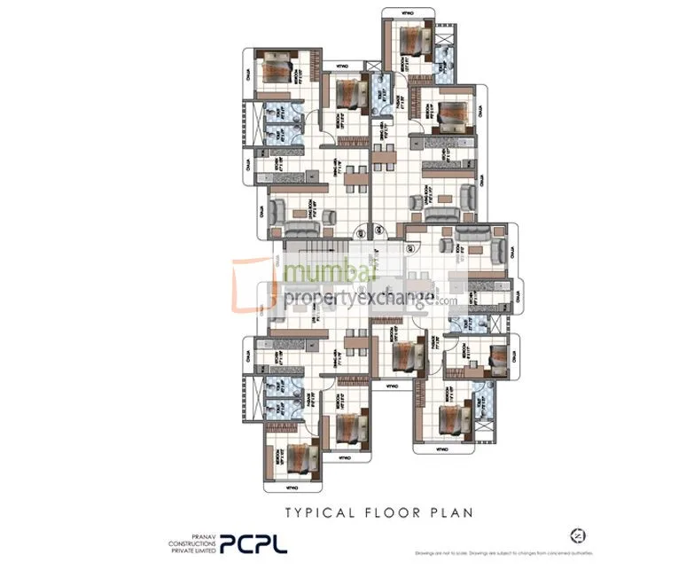 Ulka, Borivali West — floor plan 1