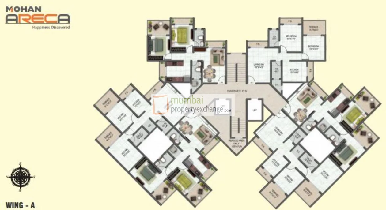 Mohan Areca, Badlapur — floor plan 1