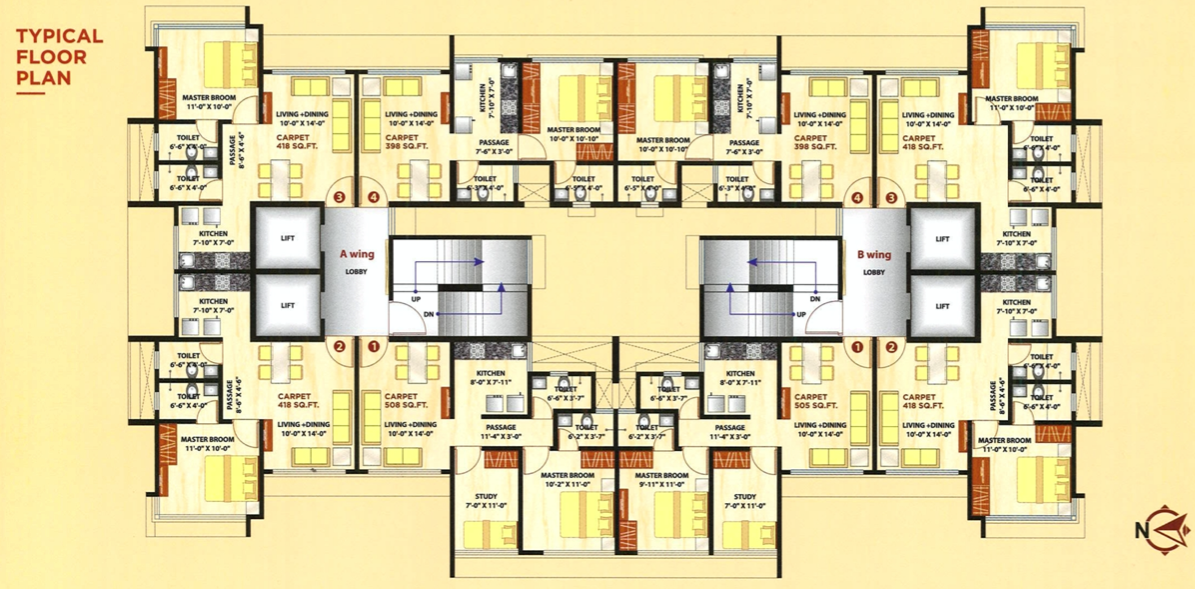 Sanghvi One Jaisantoshi Mata, Ghatkopar West — floor plan 1